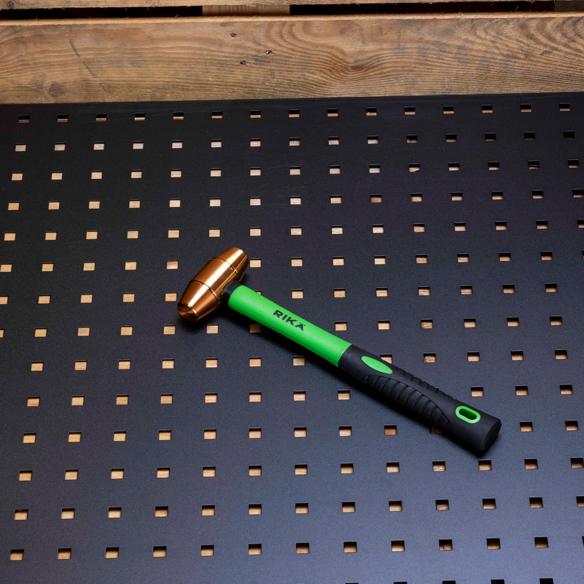Rikä 1lb Copper Hammer | Fibreglass Handle Anti-Spark Strike